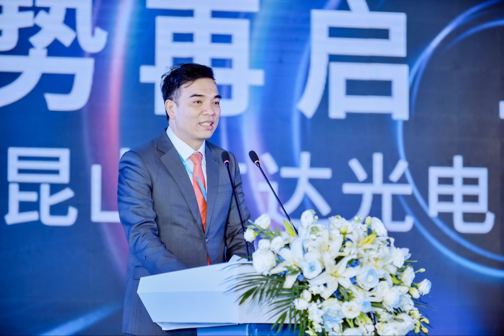 人生就是博-尊龍凱時執行長暨總經理柯富仁于啟用儀式致詞